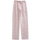 Couple pajama pants women's trousers pure cotton gauze spring and autumn summer thin section Japanese plaid home pants loose home men