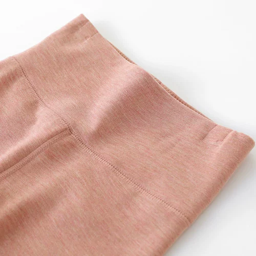 Бархатные удерживающие тепло шерстяные утепленные штаны, зимнее термобелье, высокая талия