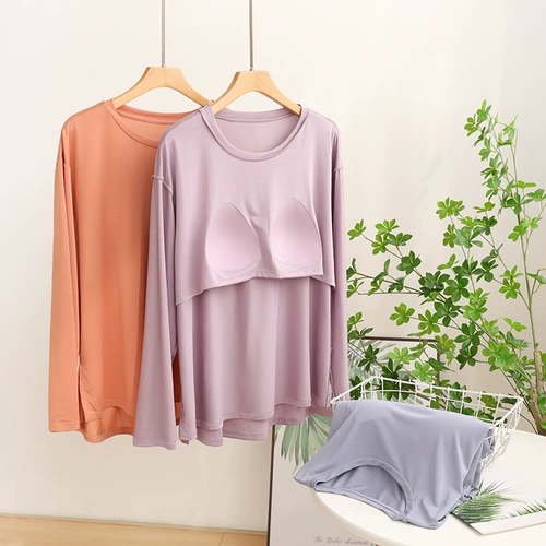 Топ с чашечками, демисезонный лонгслив, пижама, бюстгалтер, термобелье