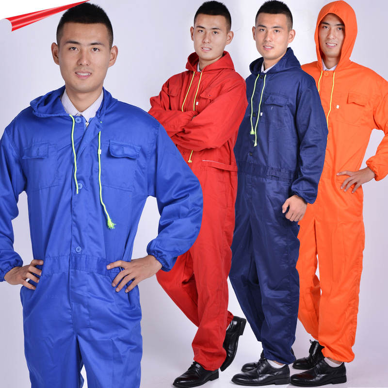 One-piece work clothes dust-proof and anti-fouling work clothes long-sleeved men's and women's auto repair spray paint engineering clothes dust-proof clothes