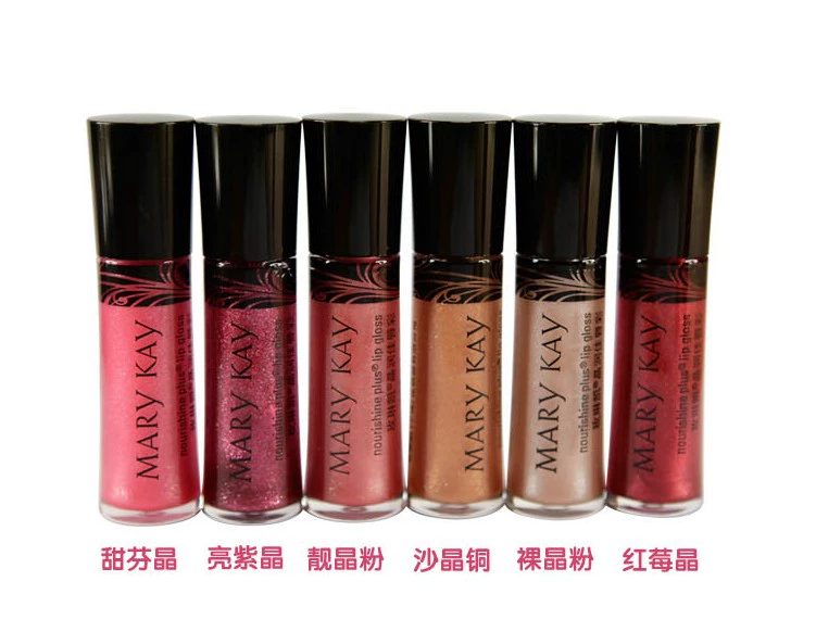 Mary Kay Runrun Lip Gloss 4.5ml Màu đỏ tươi Màu hồng tươi sáng Màu đỏ tươi Màu đỏ tươi Cam chính thức Đặc biệt chính thức - Son bóng / Liquid Rouge