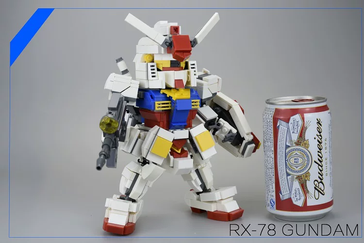 RX78 Юань Зуцу Гандэм Оригинал MOC SD Версия Гандэм Маленькие Гранулы Лаудинг Леду Птица Блок