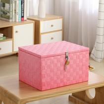 Small box with lock storage box can be locked lock lock storage box student code lock storage box certificate box