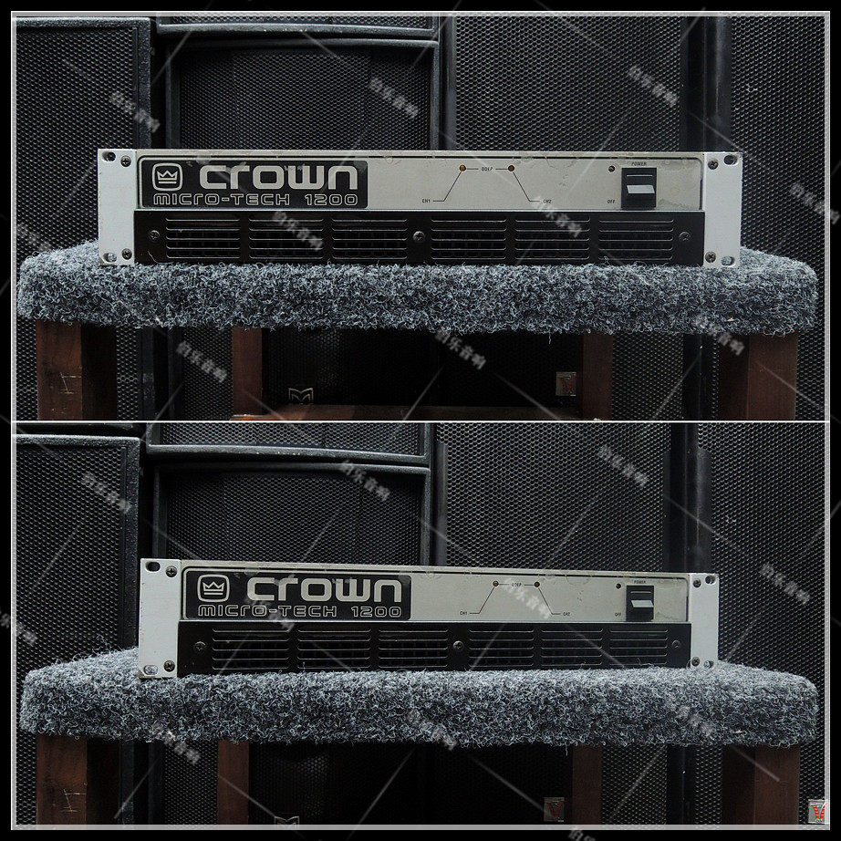Original United States CROWN Crown MICRO-TECH1200 Second-hand Import Professional Hifi Stage Listening Power Amplifier