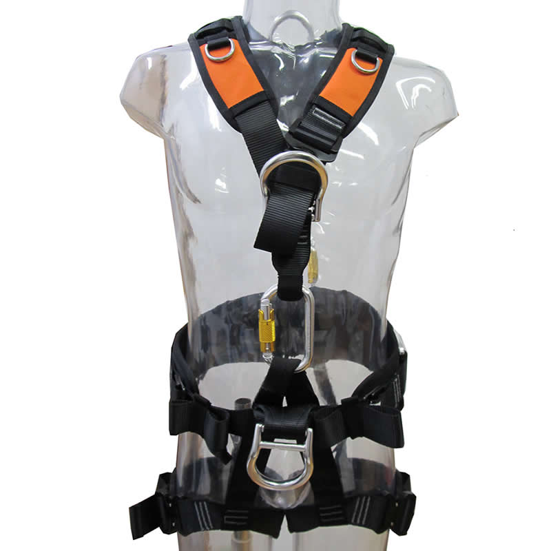 Mountain climbing high altitude operation full body seat belt comfortable rescue III type full body crank fast button