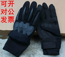 New inner gloves tactical gloves full finger male fleece army fan touch screen wear-resistant outdoor riding fishing gloves