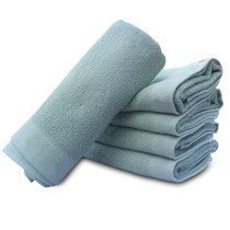 Standard towel Student dormitory water absorption does not lose hair face towel Army green new super long towel