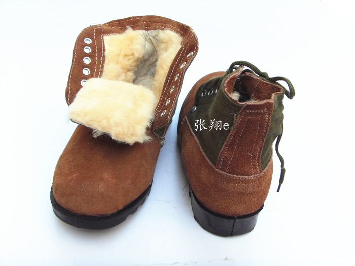 Bottes militaires pour homme en cuir - Ref 1399167 Image 8