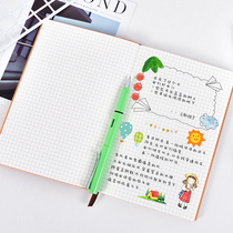  Hand account diary thickened hand account Stationery notebook notebook notepad square book can be customized logo college student Korean small fresh stationery square hand picture book portable business notepad