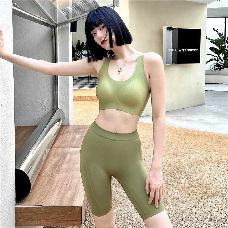 My Gardener Ice Sense Cycling Pants Shorts Women Outerwear Thin Five-point Base Safety Abdominal Lifting Hip Fitness Yoga Pants