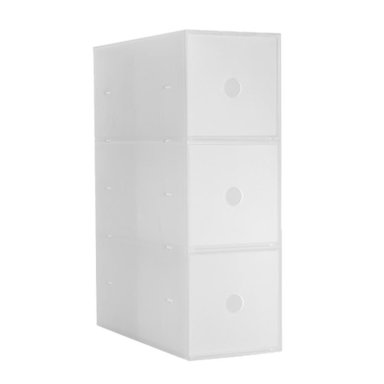 桌面PP小物品收纳盒抽屉式多层收纳柜办公室整理盒文具胶带储物盒