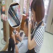 HD Smooth stop frame contrast magnification 500 times electronic head dermatoscope hair pore scalp detector