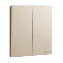 Bull butterfly wing ultra-thin switch socket panel 86 type concealed single double open double control wall household g57 gold g56