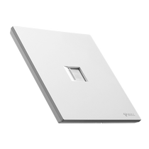 Bull butterfly wing ultra-thin socket two-position dual computer network cable panel two-position network interface Gigabit 6 Category 6 G57