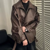 Полиуретановая демисезонная утепленная куртка, в американском стиле