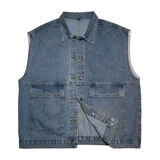Tide, мужской ретро джинсовый осенний жилет, футболка без рукавов, куртка, оверсайз