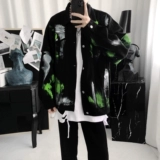 Джинсовая осенняя куртка для отдыха, свободный крой, в корейском стиле