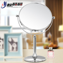 Liang Jingjing double-sided dressing mirror Desktop makeup mirror Wedding princess mirror Portable beauty magnification makeup remover mirror