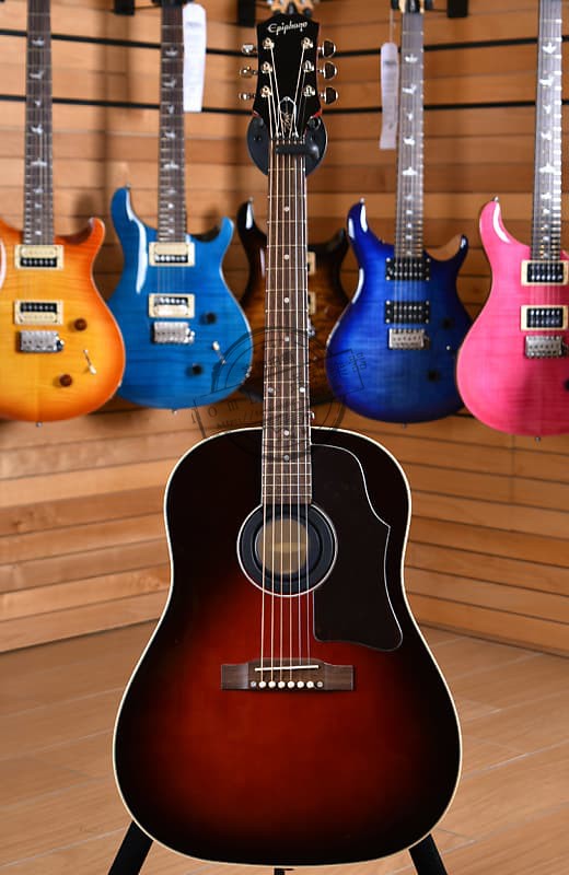 X list price 15% off original Epiphone Yipufeng Slash J-45 signature full single-board folk acoustic wooden electric guitar