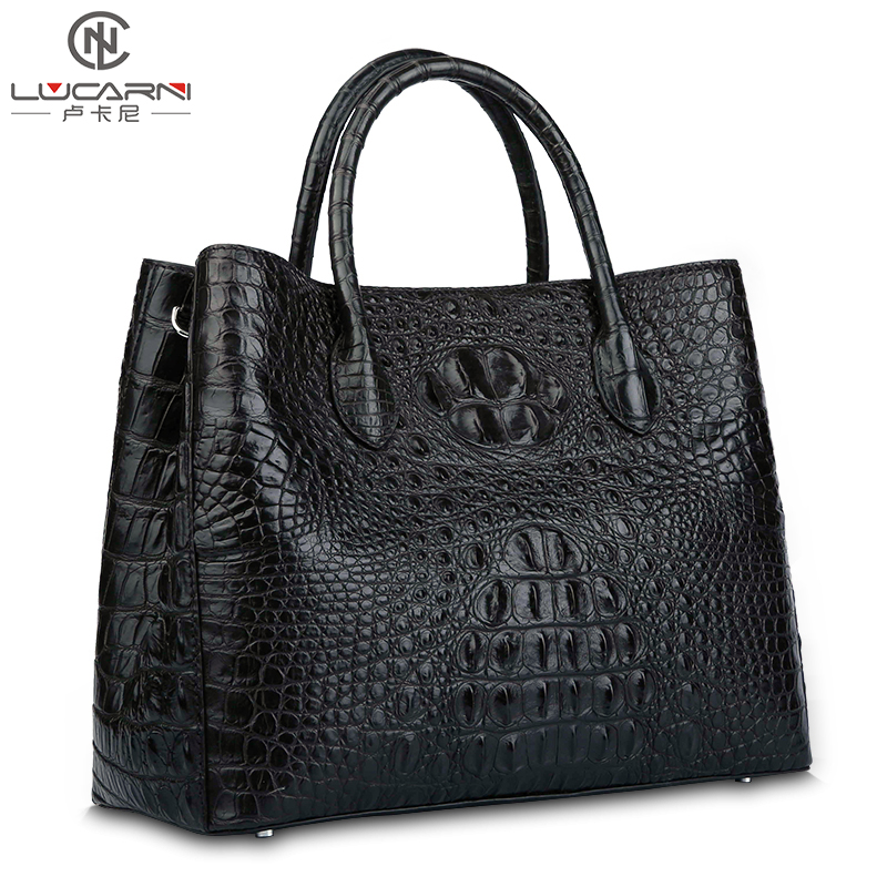 Avocado Leather Big Bag Girl Bag Genuine Leather 2020 New Large Capacity Bucket Bag Luxury Single Shoulder Inclined Satchel Bag