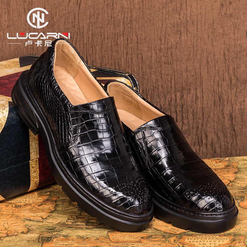 Avocado leather handmade business positive dress leather shoes men 100 hitch genuine leather foot pedal abrasion resistant derby shoes belly shoes boomers-Taobao