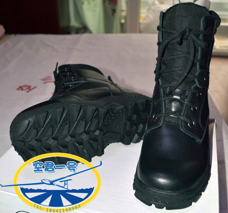 Warm Lacing Bull Leather Round Head Machine Business Winter Ground Handling Work Fur Boots Anti-Chill High Cylinder Wool Genuine Leather Cotton Boots