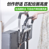 Разноцветный универсальный художественный кубик Рубика, дорожная тележка, прицеп, чемодан с лестницей