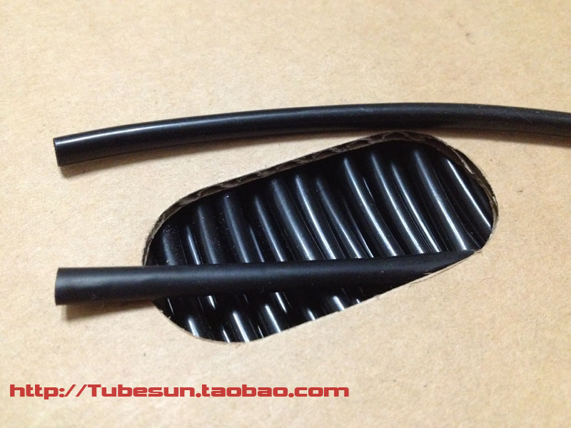 Non-flame retardant heat shrinkage tube bright black heat shrinkage tube black brightens and environmental protection 2 3 4 5 6 8 0mm