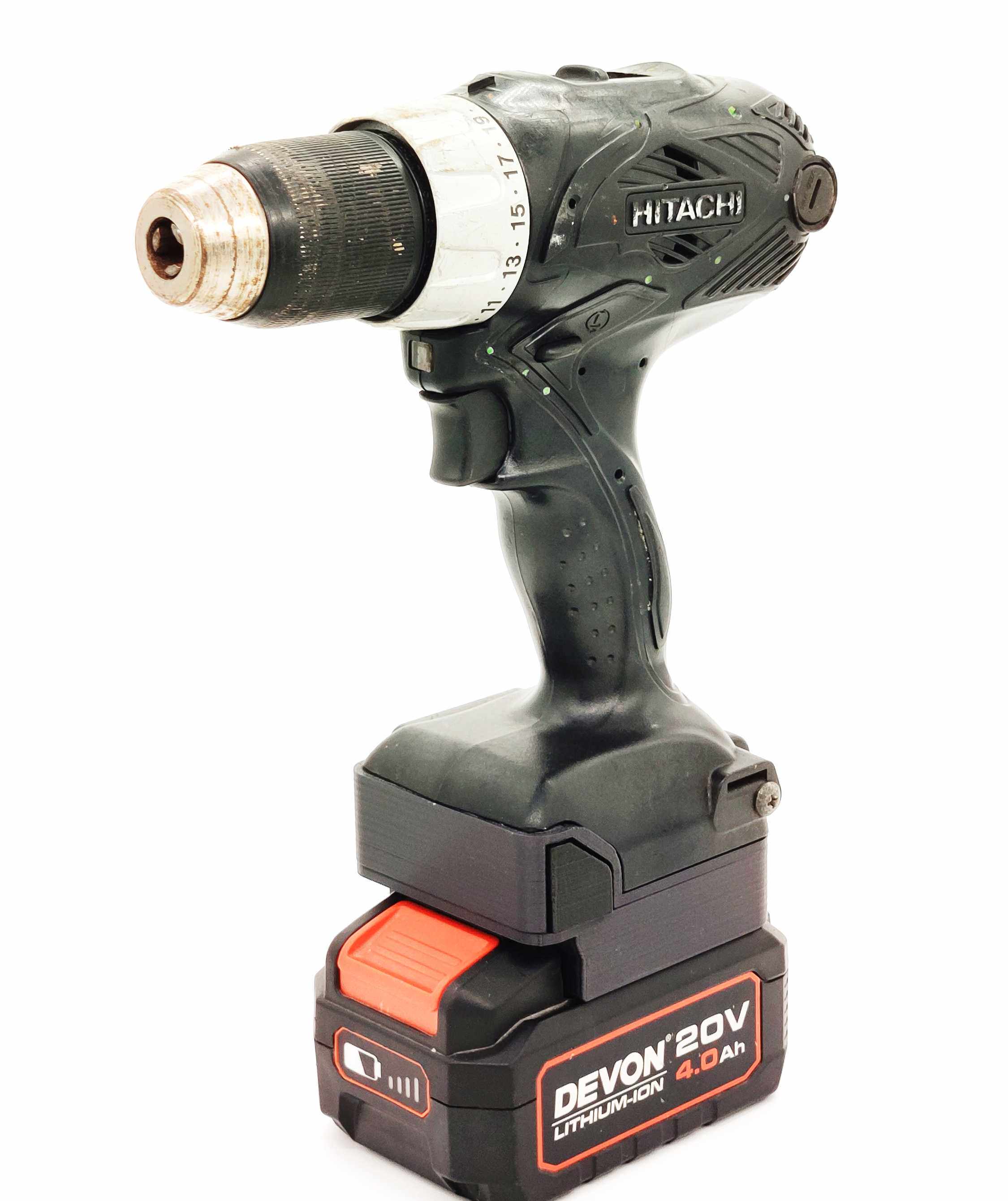 Hitachi 18V charging drill connecting uses large 20V lithium battery