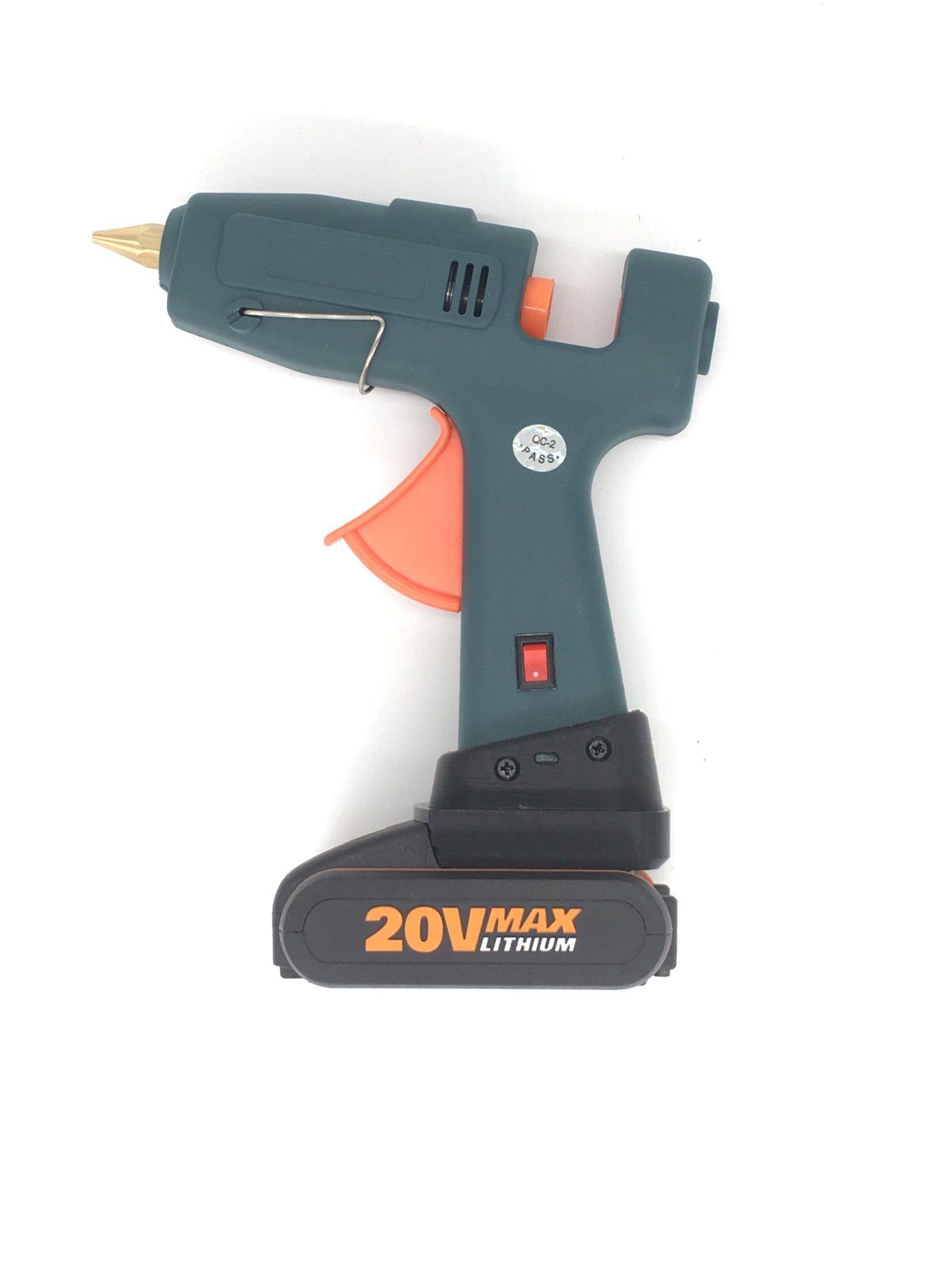 Wix 20v rechargeable lithium battery applies 11mm hot melt adhesive gun WORX GLUE GUN