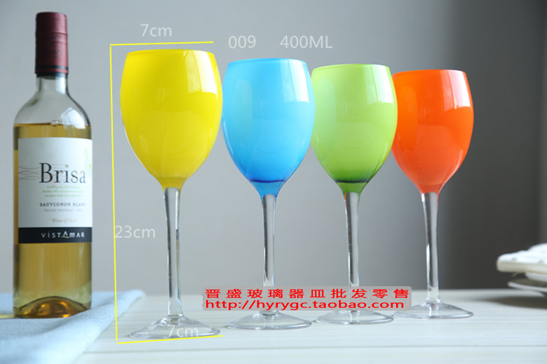 Thời trang ly thủy tinh màu đỏ rượu vang thủy tinh sâm banh ly rượu brandy ly trang trí nhà trang trí rượu gia đình ly uống vang đỏ