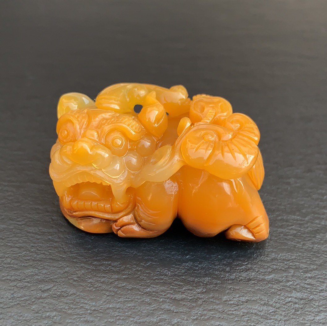 Yunnan natural jade yellow jade jade bar chicken yellow chicken yellow powder handle hanging pieces for men and women