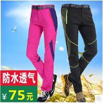 Couple quick-drying pants womens summer slim climbing size thin quick-drying outdoor sports stretch mens casual trousers Spring