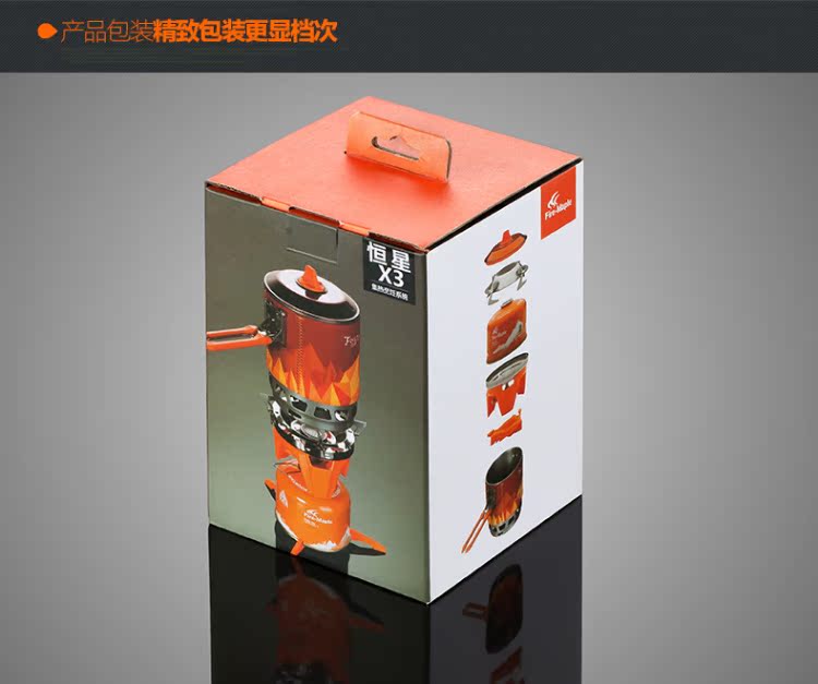 Fire Maple Cắm trại ngoài trời di động tích hợp đầu đốt gió tích hợp Tiết kiệm năng lượng Bếp dã ngoại bếp gas hoang dã - Bếp lò / bộ đồ ăn / đồ nướng dã ngoại bếp nướng gas ngoài trời