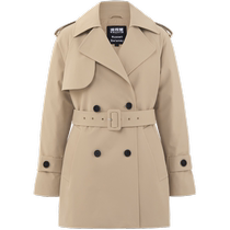 (The first Bosideng windbreaker down jacket) Womens British weatherproof goose down winter jacket