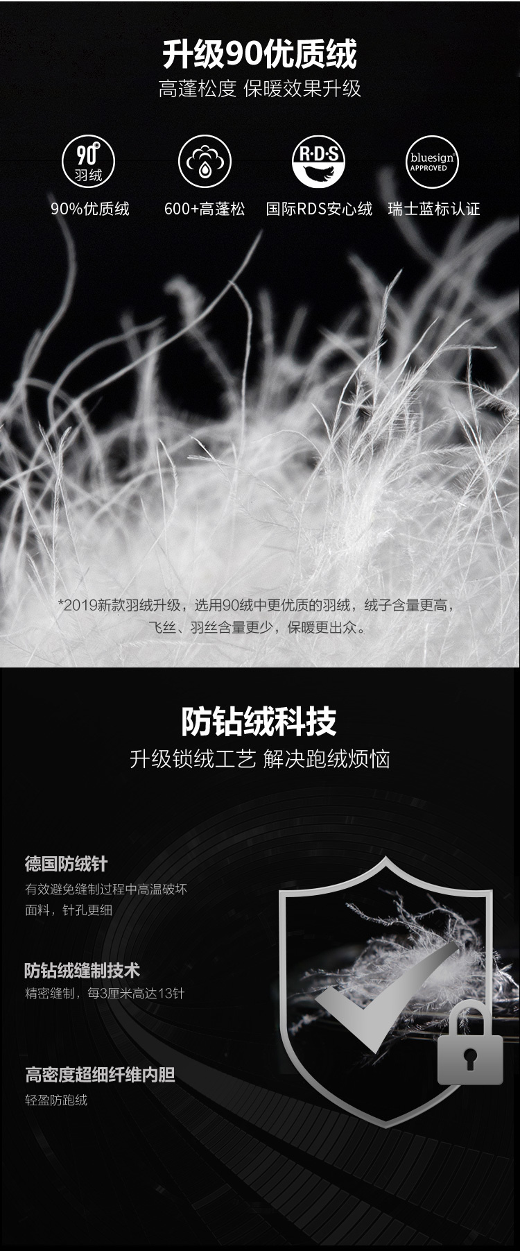 波司登 女士显瘦H版型 600蓬羽绒服 图5