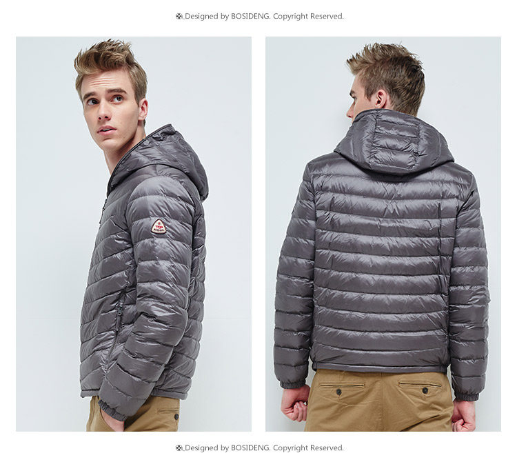 Blouson homme BOSIDENG    en Nylon - Ref 3120155 Image 29