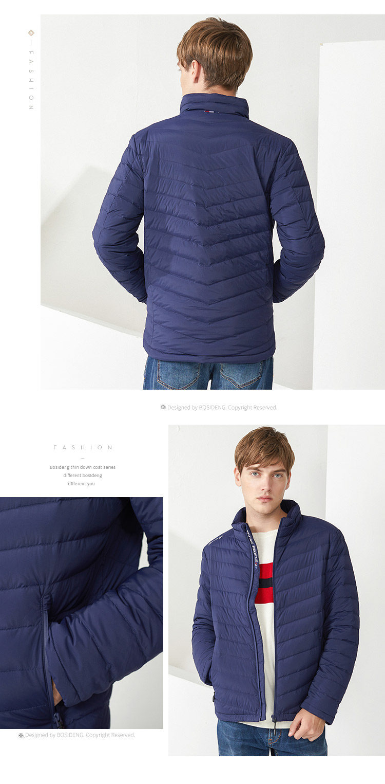 Blouson homme BOSIDENG    en Nylon - Ref 3120174 Image 16