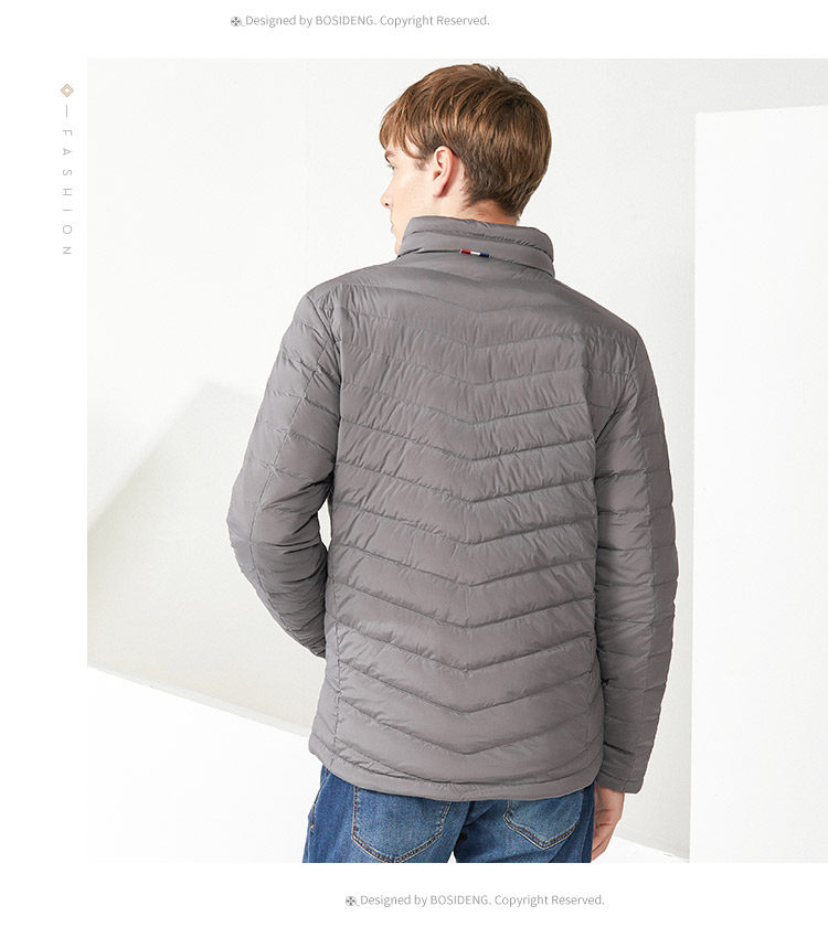 Blouson homme BOSIDENG    en Nylon - Ref 3120174 Image 24