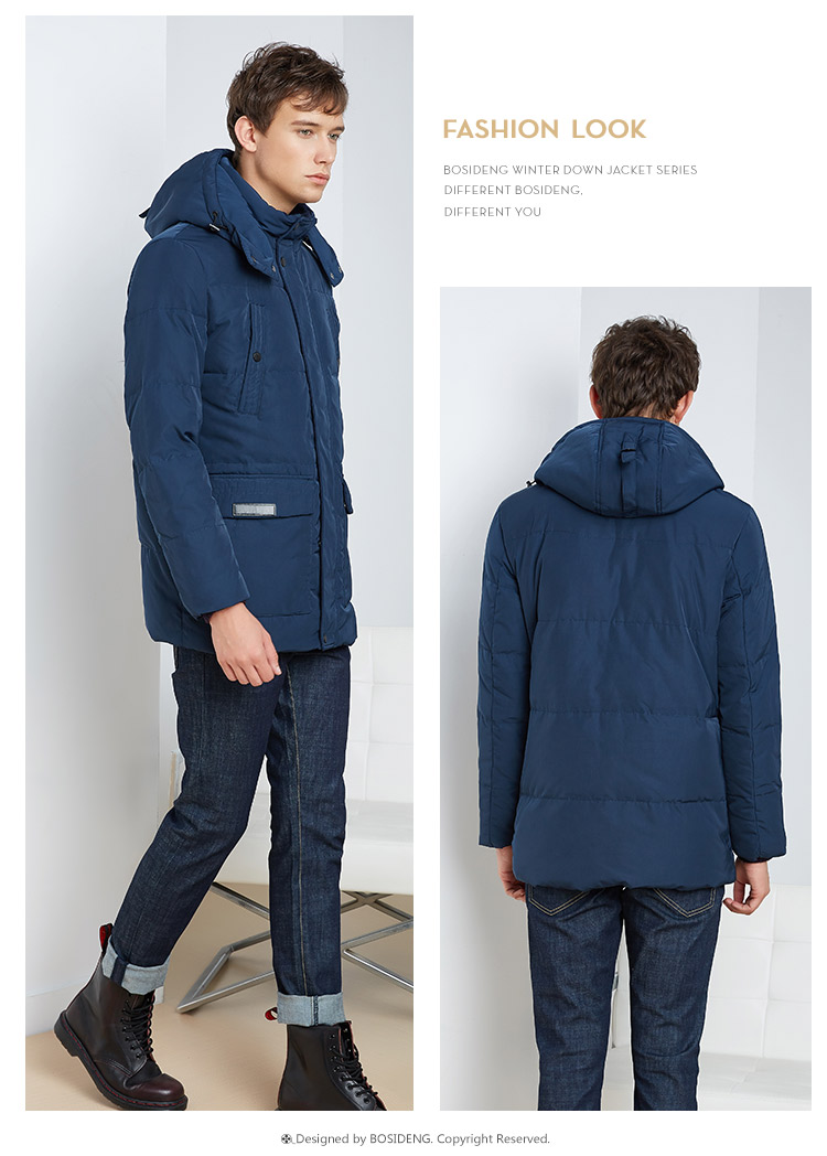 Blouson homme BOSIDENG    en Polyester - Ref 3123067 Image 17