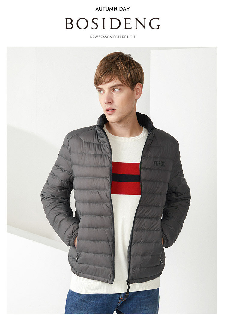 Blouson homme BOSIDENG    en Nylon - Ref 3120031 Image 7
