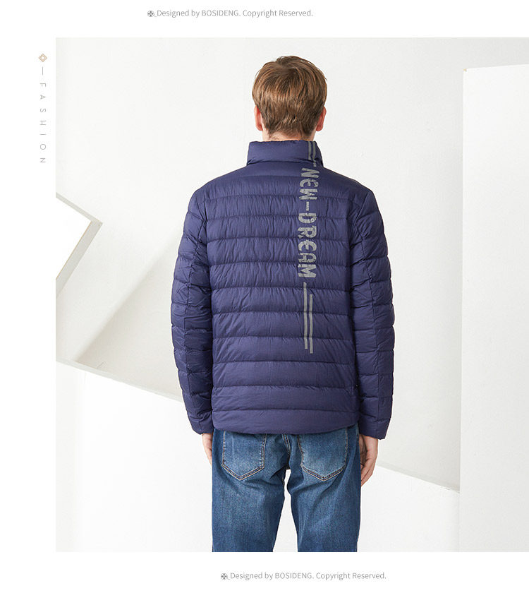 Blouson homme BOSIDENG    en Nylon - Ref 3120622 Image 20