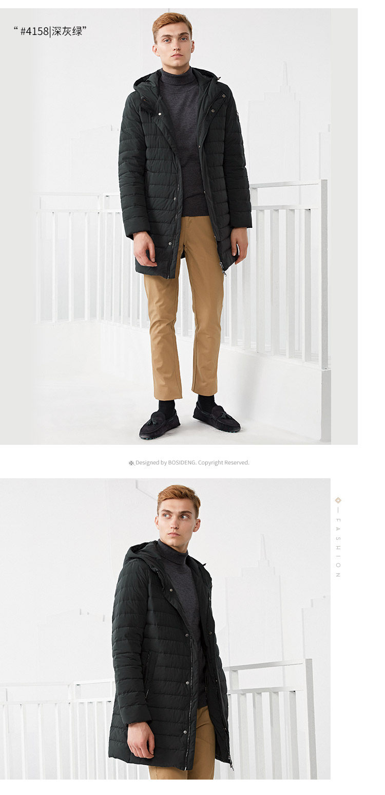 Blouson homme BOSIDENG    en Nylon - Ref 3120130 Image 18