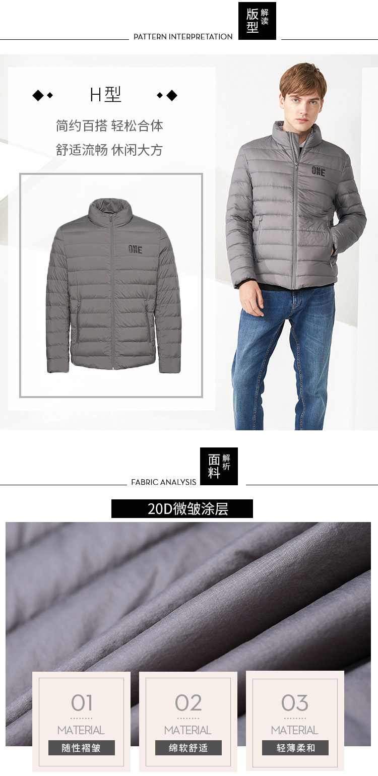 Blouson homme BOSIDENG    en Nylon - Ref 3120622 Image 9