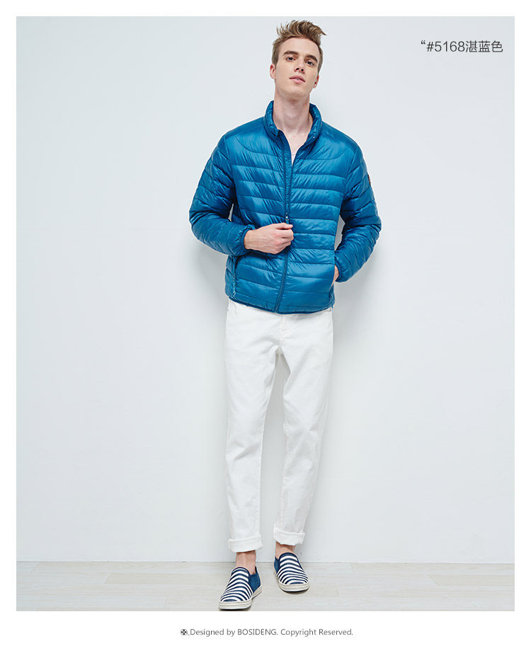 Blouson homme BOSIDENG    en Nylon - Ref 3120100 Image 34