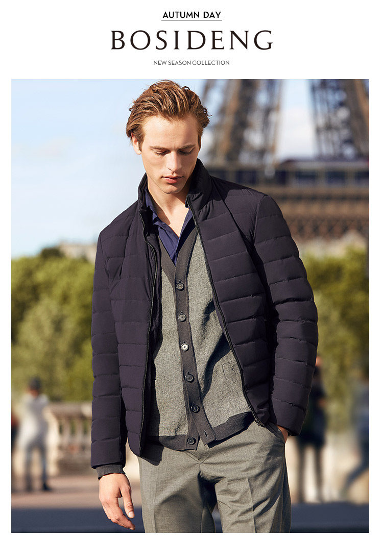 Blouson homme BOSIDENG    en Nylon - Ref 3120721 Image 7