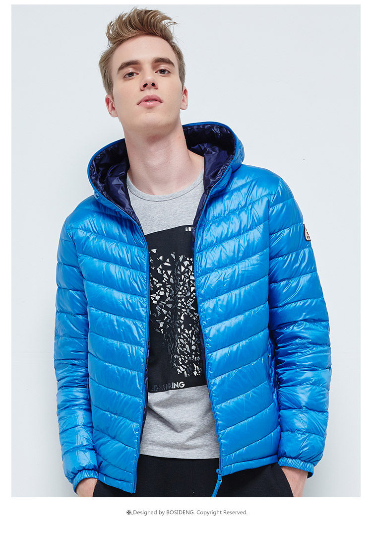 Blouson homme BOSIDENG    en Nylon - Ref 3120155 Image 19