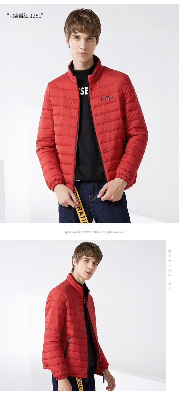 Blouson homme BOSIDENG    en Nylon - Ref 3120031 Image 17