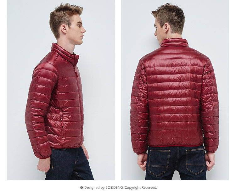 Blouson homme BOSIDENG    en Nylon - Ref 3120100 Image 23