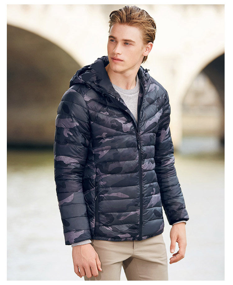 Blouson homme BOSIDENG    en Nylon - Ref 3120785 Image 7